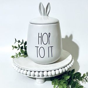 Rae Dunn “Hop To It “ Easter Canister